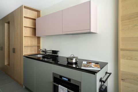 Kitchen or kitchenette, wardrobe