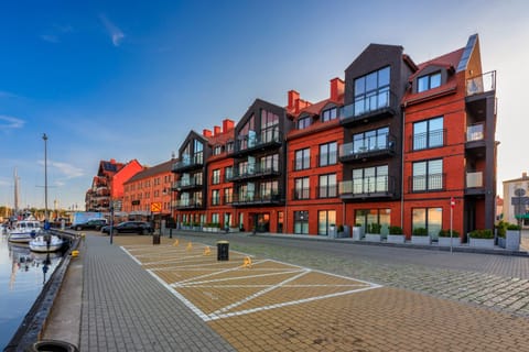 Apartamenty Bałtyckie - Bulwar Portowy - widok na port, centrum, najlepsza lokalizacja w Ustce Apartment hotel in Pomeranian Voivodeship