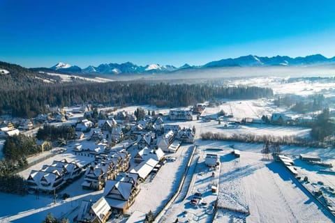 Nearby landmark, Day, Natural landscape, Bird's eye view, Winter, City view, Mountain view