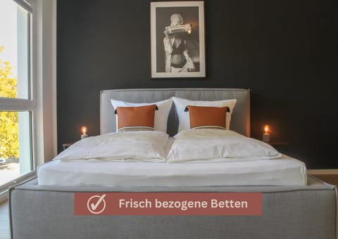 New York Apartment - für Freunde & Familien, stadtnah, Parkplatz, E-Ladestation, Gitterbox für Fahrräder, Fitnessstudio, digitale Gästemappe mit Restaurant- und Unternehmenstipps Apartment in Koblenz