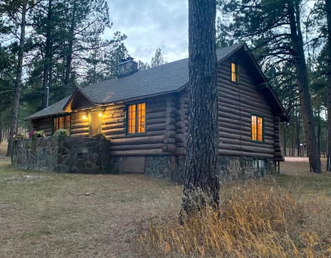 Historic Log Cabin #14 at Horse Creek Resort Maison in West Pennington