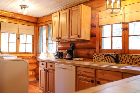 Historic Log Cabin #14 at Horse Creek Resort House in West Pennington