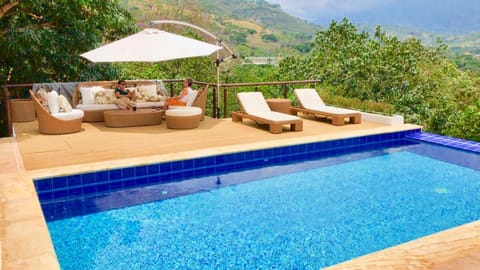 Natural landscape, Mountain view, Pool view, Swimming pool, sunbed