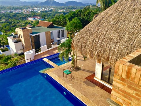 Mountain view, Pool view, Swimming pool