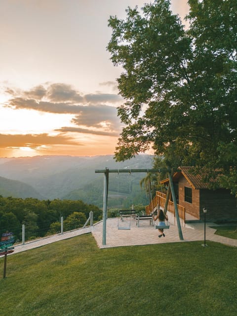 Natural landscape, Garden view, Mountain view, Sunset