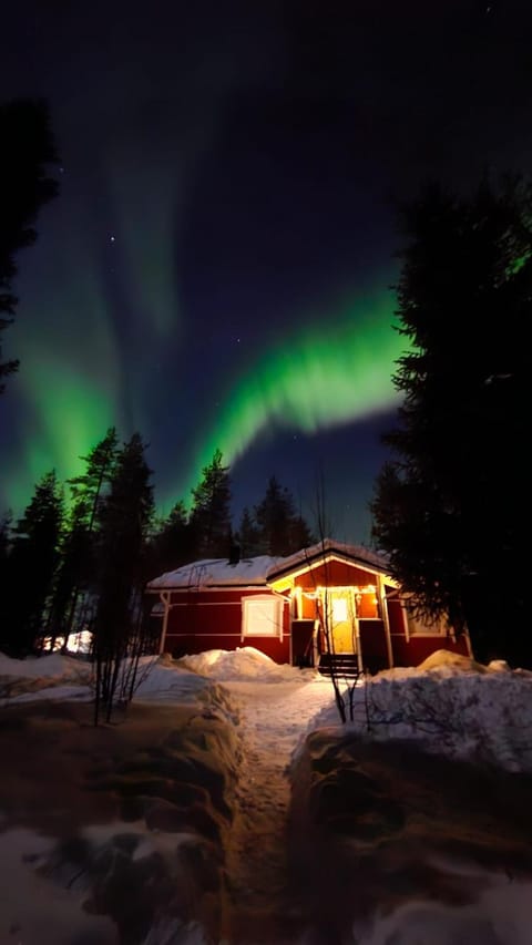 Property building, Night, Natural landscape, Winter