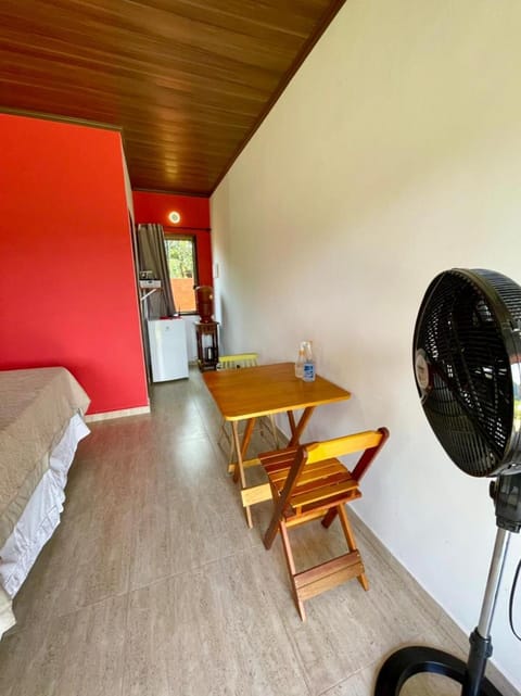 Dining area, Bedroom, fireplace, oven