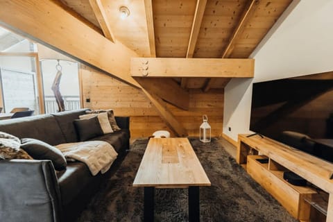 Apartment with view of the village and the mountains - Les houches Apartamento in Les Houches