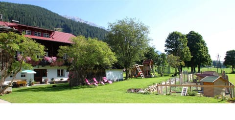 Property building, Children play ground, Animals, sunbed