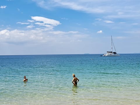 Day, People, Natural landscape, Beach, Sea view