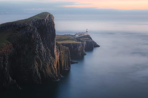 Nearby landmark, Natural landscape, Sea view, Sunset