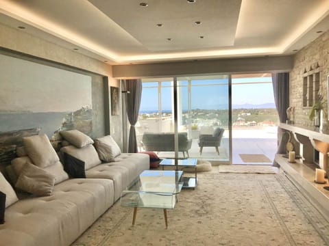 Villasonboard Vouliagmeni Penthouse Veranda Sea-view & beach Apartment in Vouliagmeni