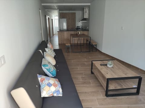 Kitchen or kitchenette, Living room, Dining area