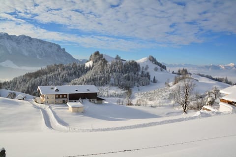 Natural landscape, Winter, Mountain view