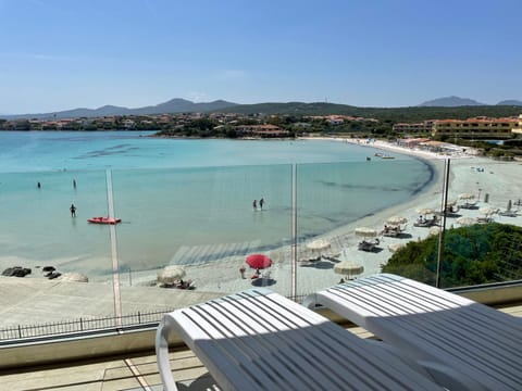 Beach, Sea view, sunbed