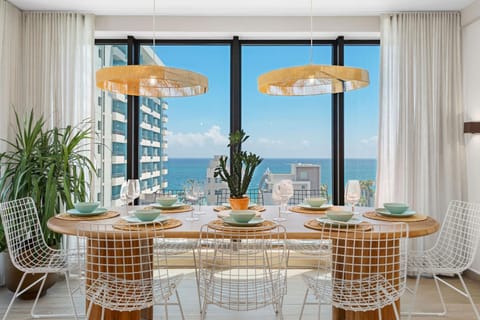 Natural landscape, View (from property/room), Dining area, Sea view