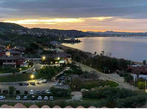 City view, Sea view, Street view, Sunset