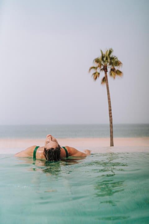 Day, People, Natural landscape, Beach, Guests, Pool view, Sea view, Swimming pool