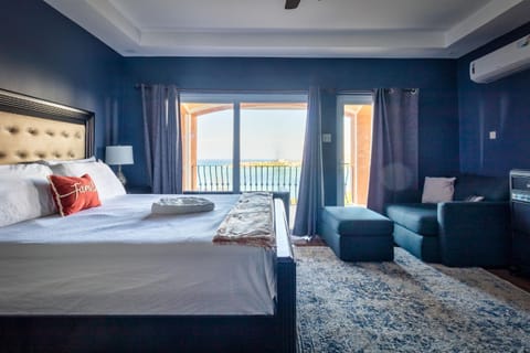 Bed, Bedroom, Sea view, Sea view