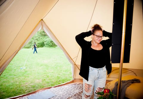 Nine Yards Bell Tents at the TT - Castletown Luxury tent in Isle of Man