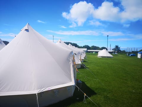 Nine Yards Bell Tents at the TT - Castletown Luxury tent in Isle of Man