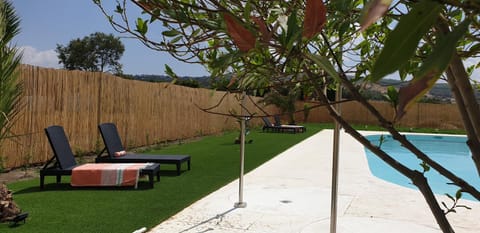 Garden, Pool view, sunbed