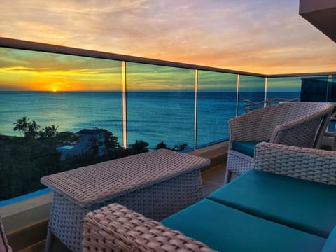 Balcony/Terrace, Sea view, Sunset