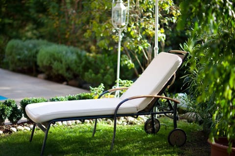 Spring, Garden, sunbed