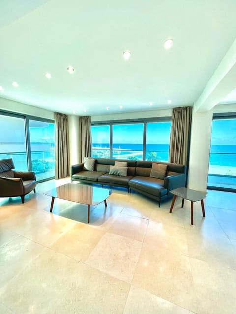 Natural landscape, Living room, Seating area, Sea view