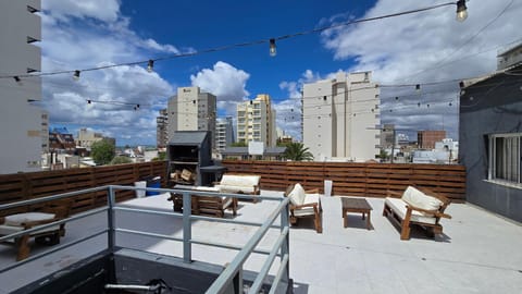 Property building, Day, View (from property/room), Balcony/Terrace, Seating area