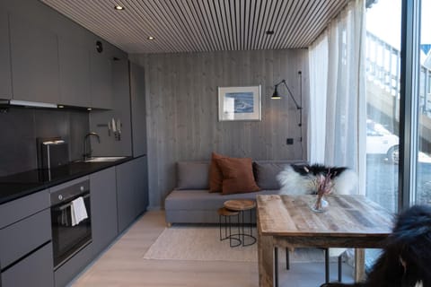 Modern apartment in Henningsvær Apartment in Lofoten