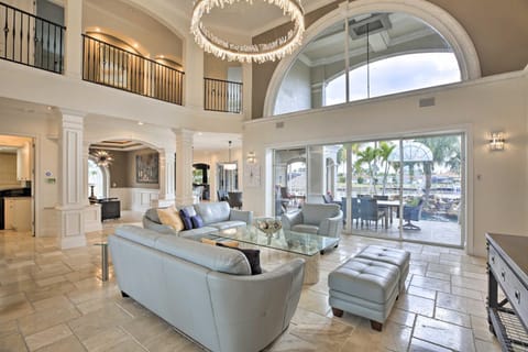 Luxe Cape Coral Escape with Boat Dock and Cabana! House in Cape Coral