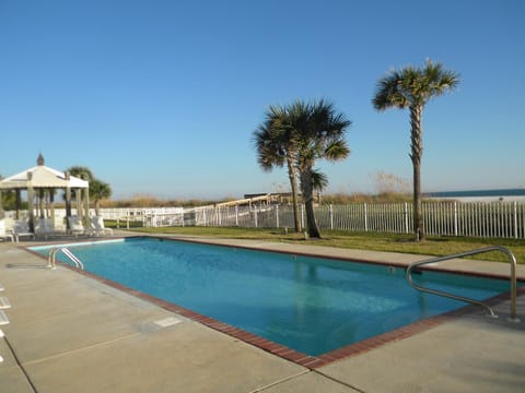 Ocean's Edge - Sip your coffee and watch the waves as you enjoy the gulf view balcony, accessible from the living room and the master bedroom condo Condo in Dauphin Island