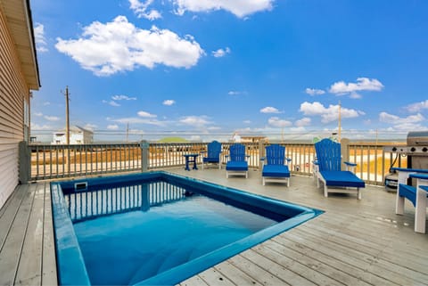 Wave Louder - Gulf view beach house with NEW private HEATED pool! PET FRIENDLY! home House in Dauphin Island