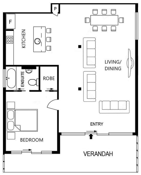 Floor plan, Food