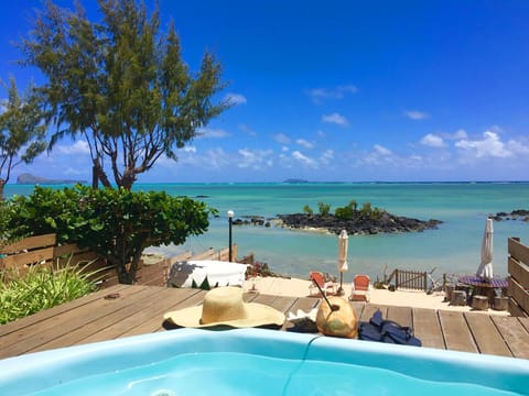 Hot Tub, Pool view, Sea view