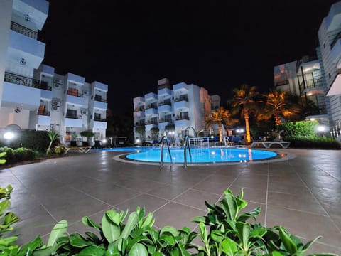 Property building, Night, Pool view, Swimming pool, Location