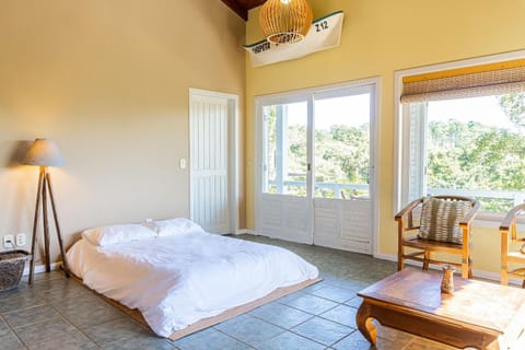 Living room, Seating area, Garden view