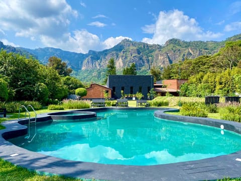 Property building, Mountain view, Pool view, Swimming pool