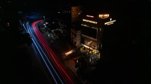 Property building, Night, City view