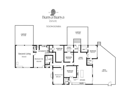 Bunya Bunya Luxury Estate Toowoomba set over 2 acres with Tennis Court House in Toowoomba