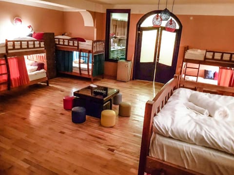 Photo of the whole room, bunk bed