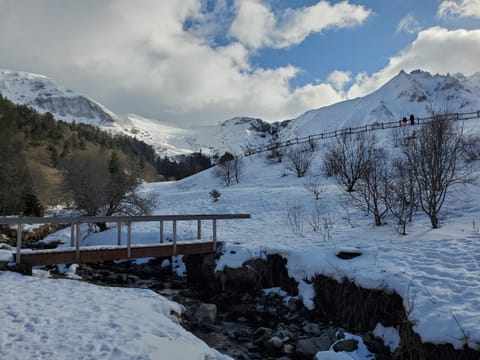 Natural landscape, Winter, Hiking, Mountain view