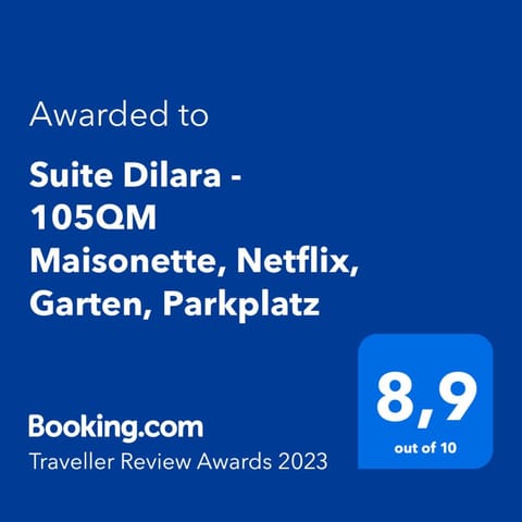 Suite Dilara by NINJA SPACES - 105QM Maisonette, Netflix, Garten, Parkplatz Wohnung in Arnsberg