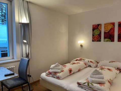 Chesa Quadrella Zimmer mit Küchenzeile inklusive Bergbahnen im Sommer-ausser Studio Vacation rental in Samedan