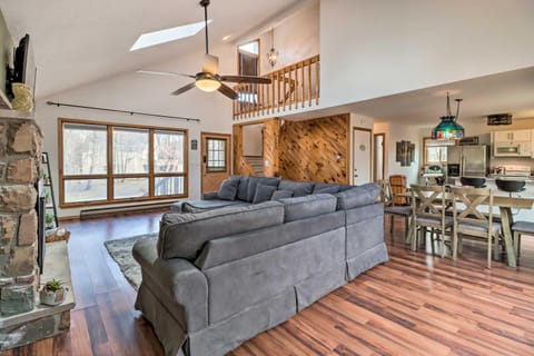 Tobyhanna Home with Game Room and Fire Pit Haus in Coolbaugh Township