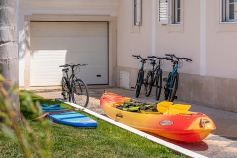 Canoeing, Cycling