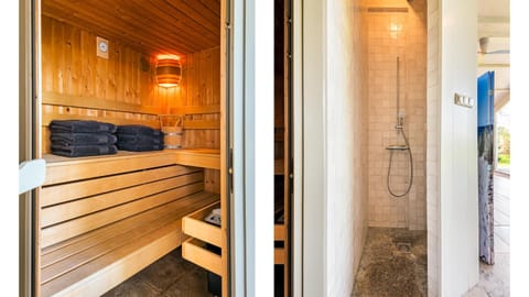 Shower, Sauna, Spa and wellness centre/facilities