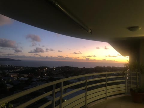 Natural landscape, View (from property/room), Balcony/Terrace, Sunset