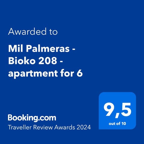 Mil Palmeras - Bioko 208 - apartment for 6 Condo in Mil Palmeras